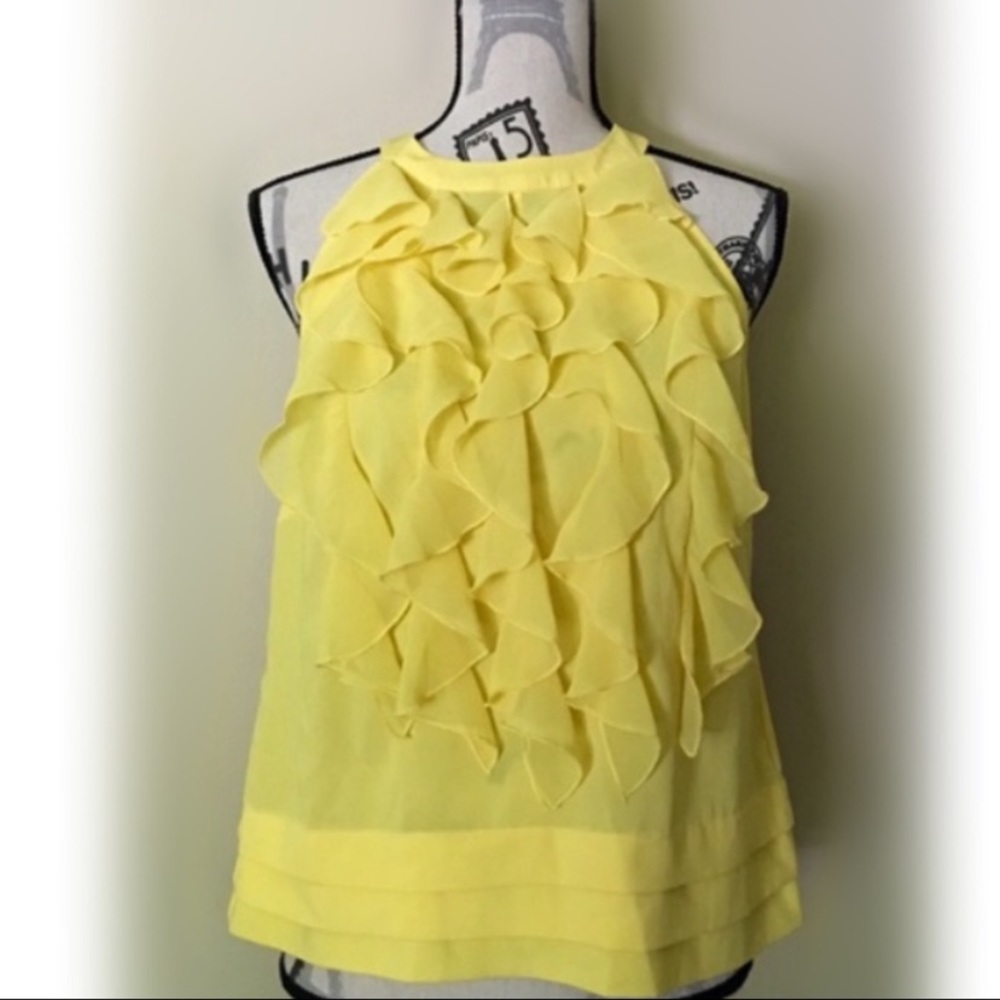 Anthro Silk Halter Top